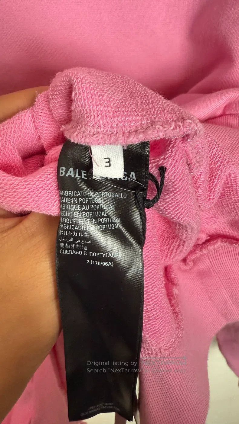 Balenciaga Balenciaga Round neck loose long sleeve lettering print sw Size L / US 10 / IT 46 - 6 Thumbnail