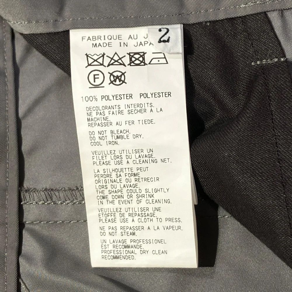 Yohji Yamamoto YOHJI YAMAMOTO/Light Gray/Nylon Pants Size US 30 / EU 46 - 6 Thumbnail