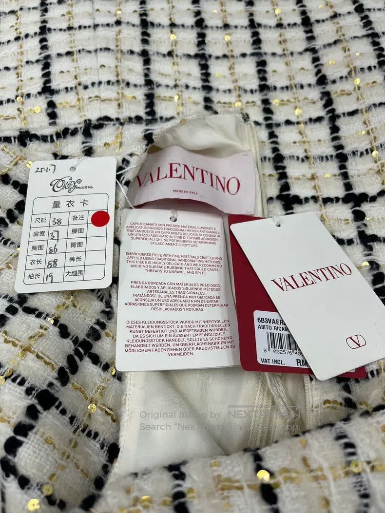 Other Valentino Tweed studded bead dress Size S / US 4 / IT 40 - 4 Thumbnail