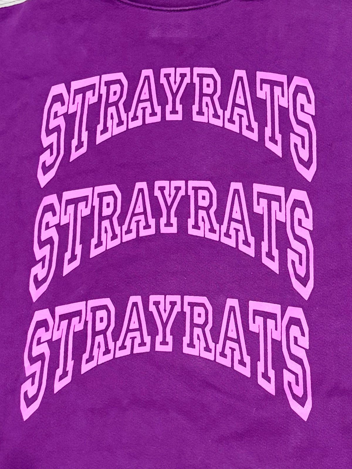 Stray Rats Stray Rats Purple Arch Logo Crew Neck Sweatshirt Size US L / EU 52-54 / 3 - 5 Thumbnail