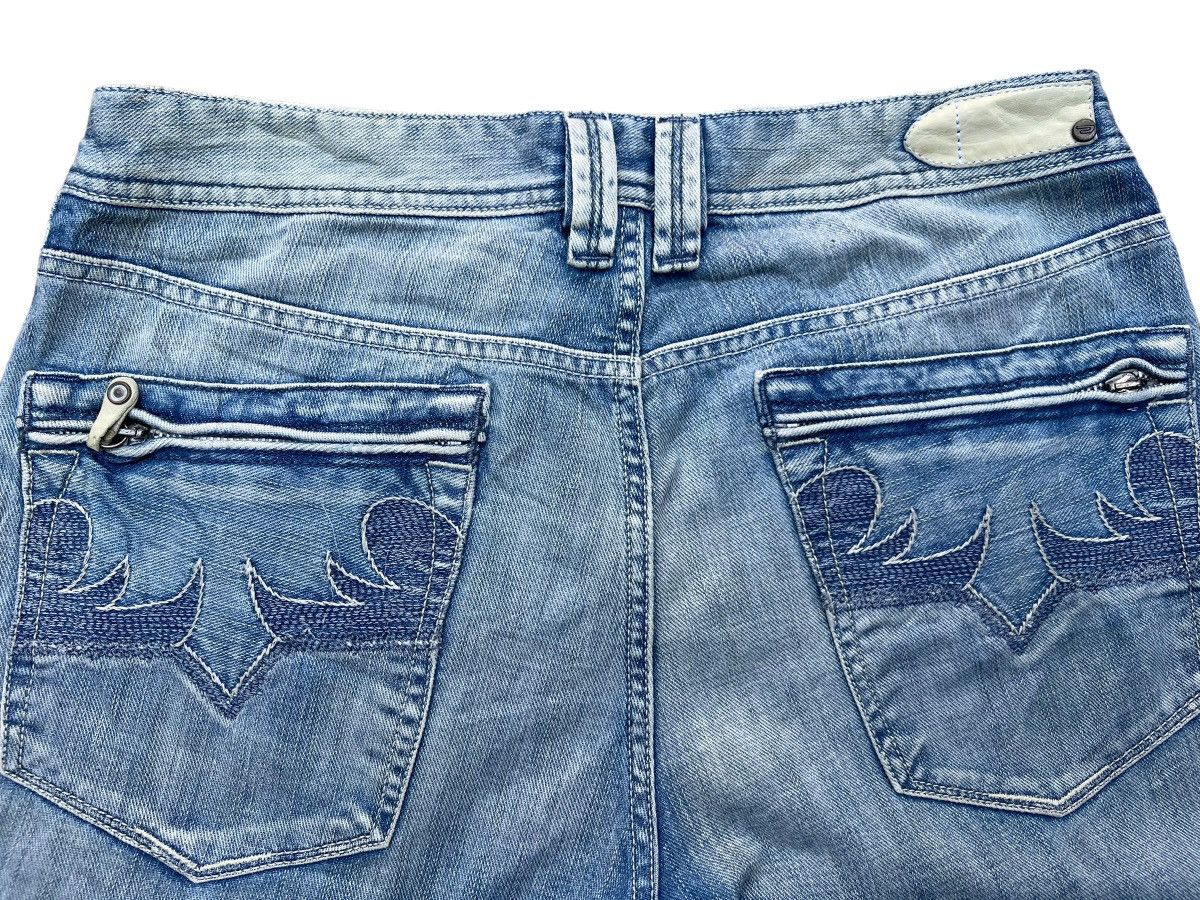 Diesel × Vintage Vintage Distressed Diesel Industry Wide Jeans 32x30 Size US 32 / EU 48 - 7 Thumbnail