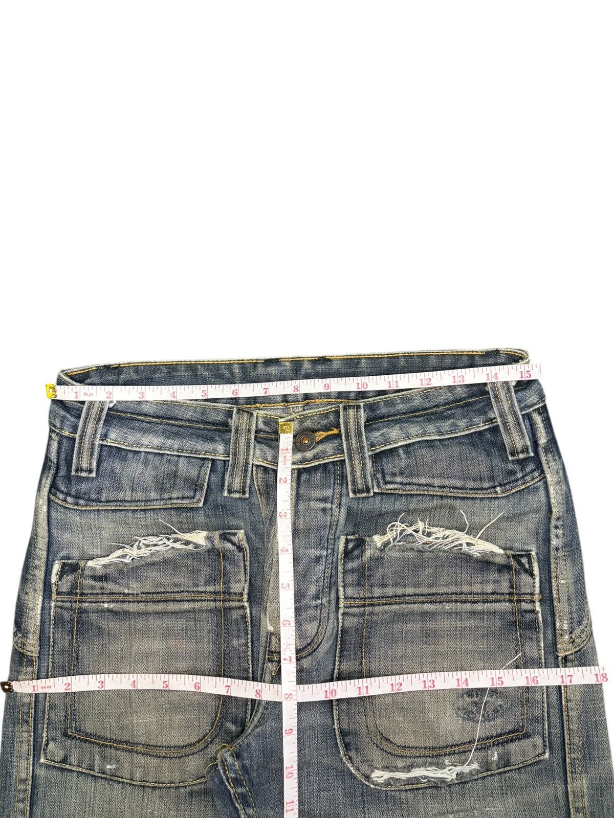 Diesel Vintage Italy Diesel Mud Wash Distress Baggy Jeans Size US 30 / EU 46 - 6 Thumbnail