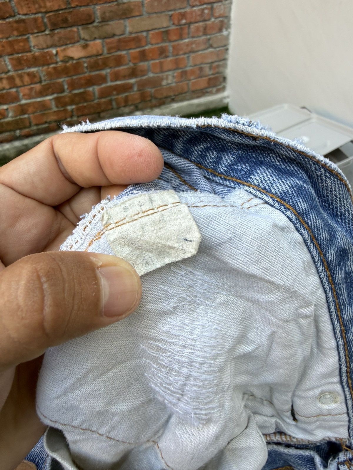 Levi's Vintage Clothing W30x30 Vintage levi’s redline 80s repaired made in USA Size US 30 / EU 46 - 9 Thumbnail
