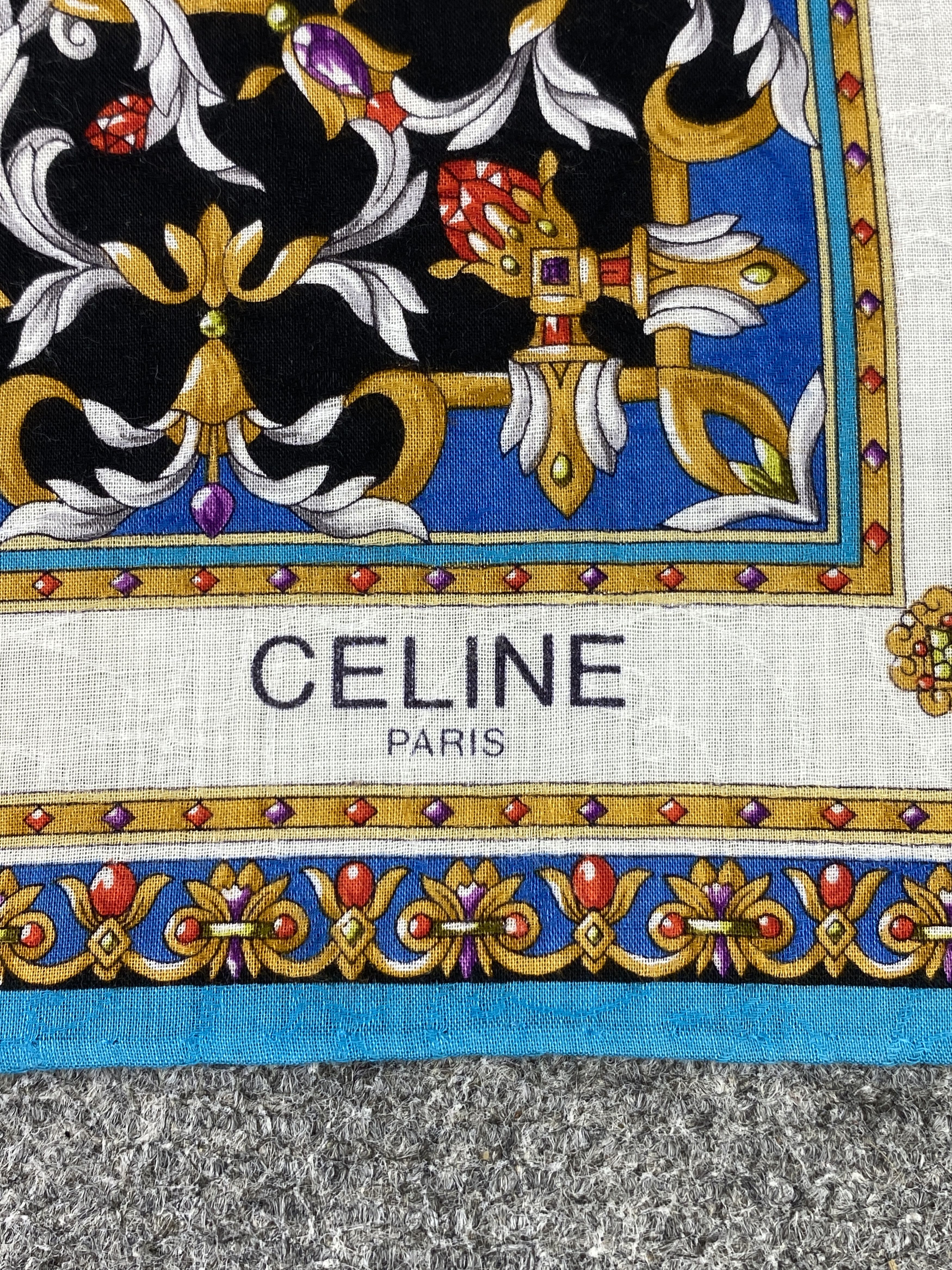 Celine Vintage Celine Handkerchief / Neckerchief KT0246 Size ONE SIZE - 8 Thumbnail