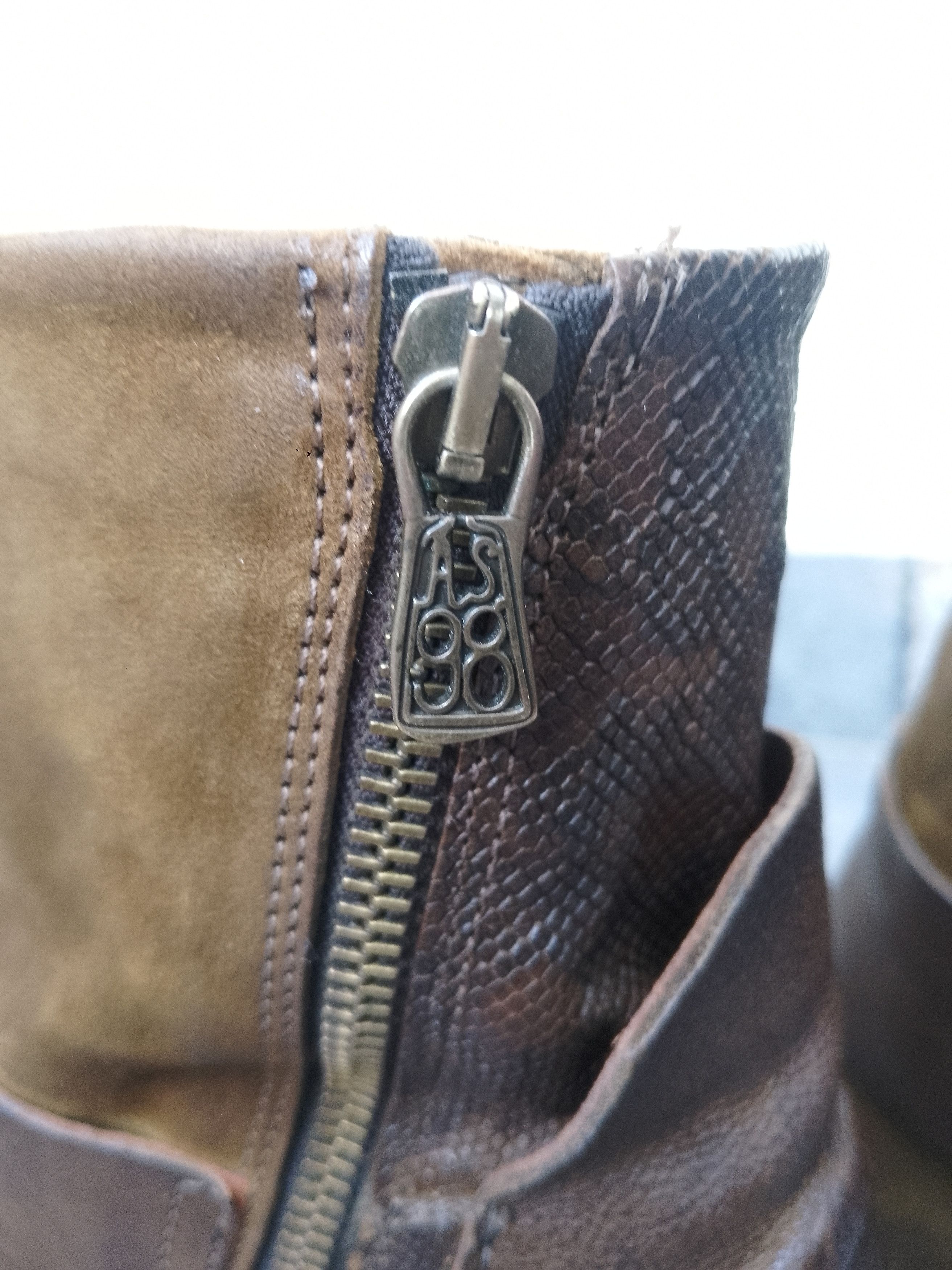 A.S.98 BOTIN 170201 SENAPE VERDE BOOTS Size US 9 / IT 39 - 9 Thumbnail