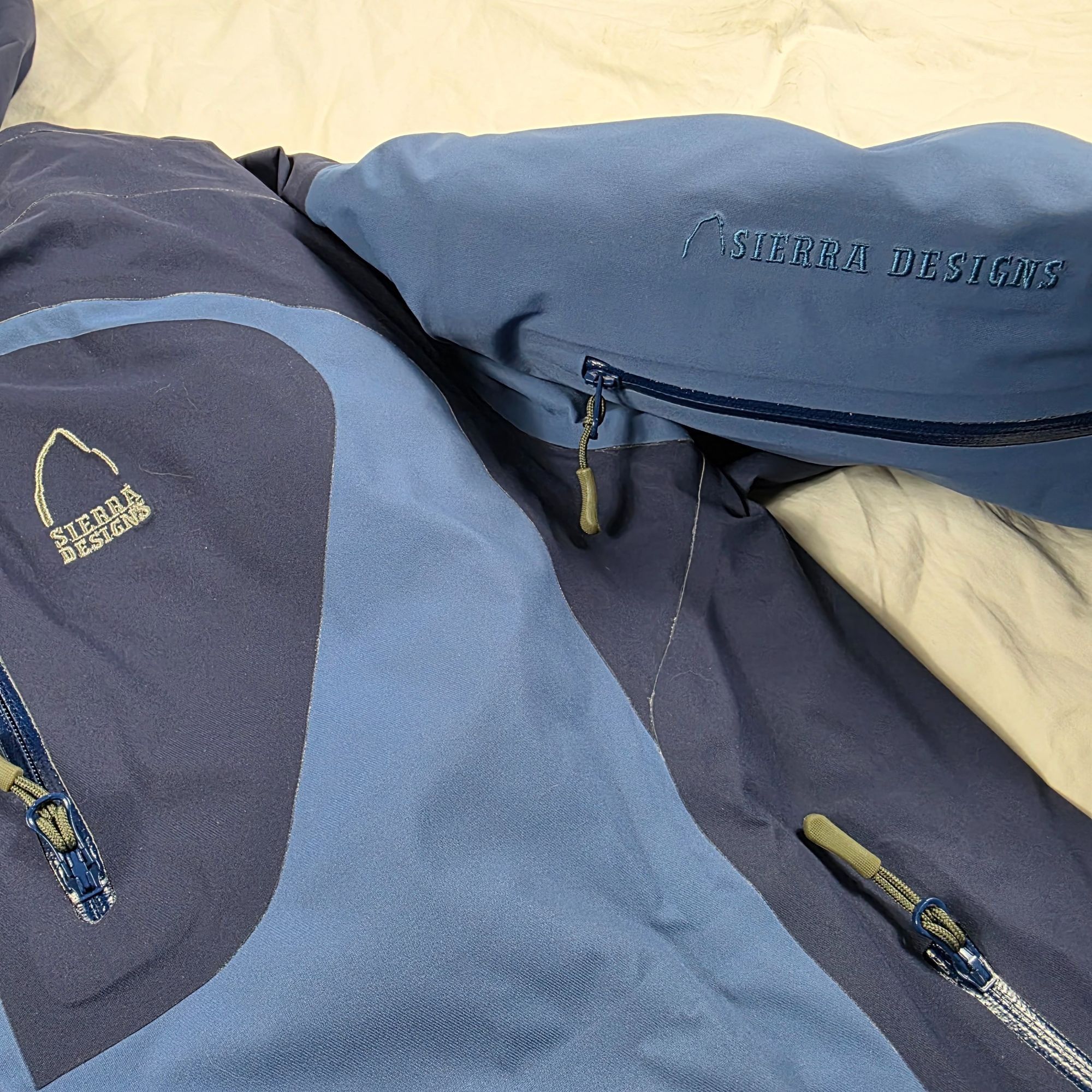 Sierra Designs Sierra Designs Down Jacket Mens Size L Waterproof Blue Puffe Size US L / EU 52-54 / 3 - 4 Thumbnail
