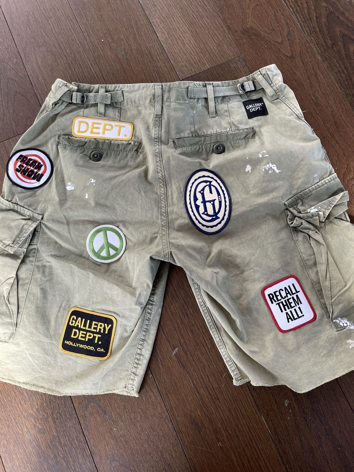 Gallery Dept. Gallery Dept. Kenzie Fatigue Cargo Shorts Size US 34 / EU 50 - 4 Thumbnail