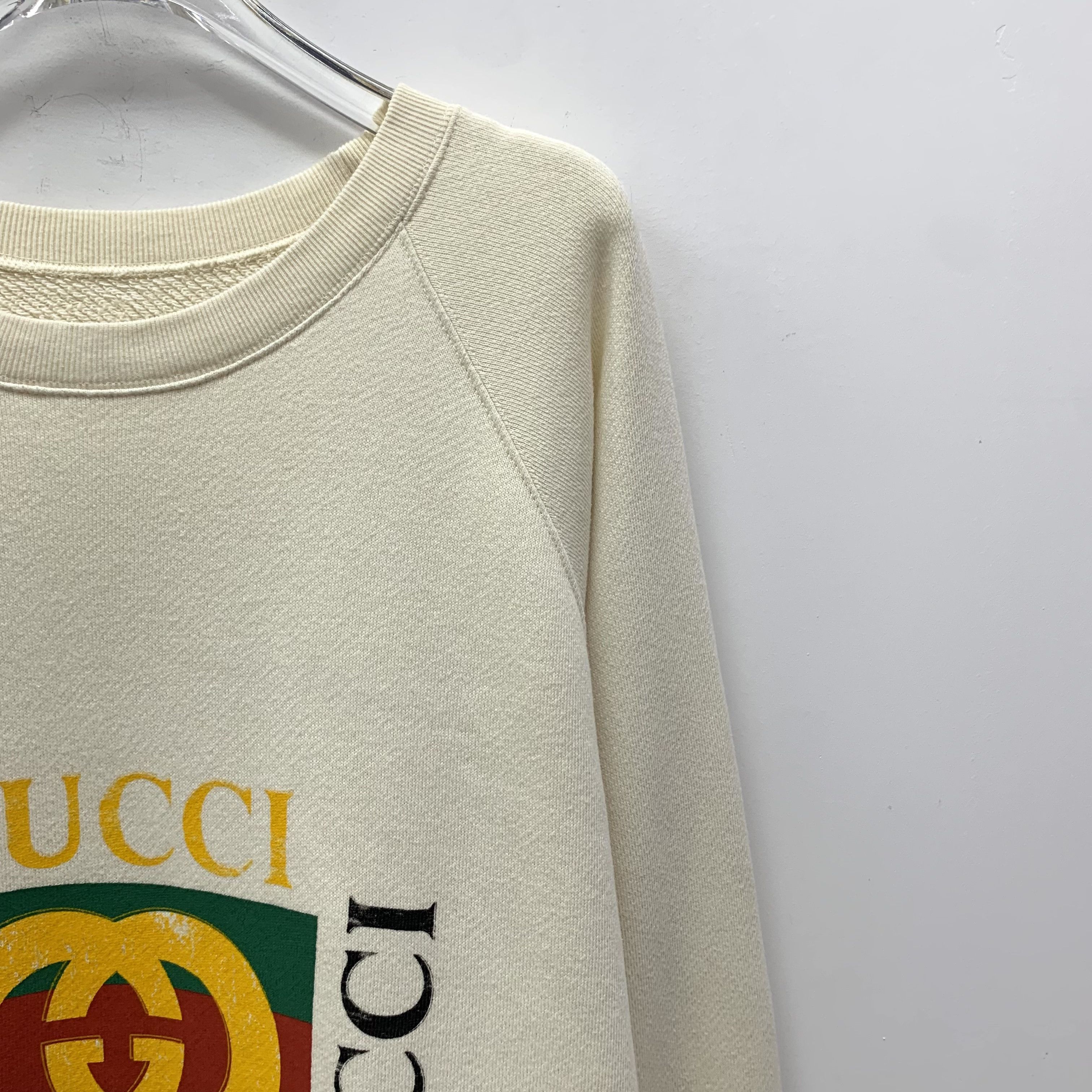 Gucci Gucci Tiger Floral Sweatshirt Beige (XS) Size XS / US 0-2 / IT 36-38 - 9 Thumbnail
