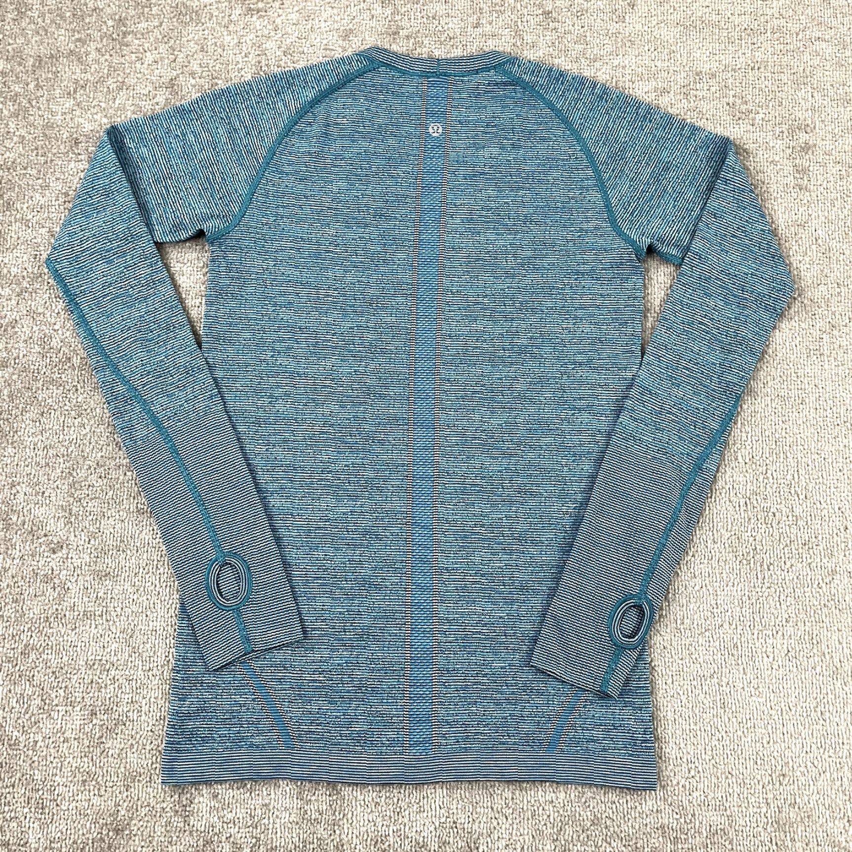 Lululemon LULULEMON Shirt Womens Size 8 Blue Swiftly Tech Tee Long Sleeve Yoga Gym Running - Casual Sports Womens Size M / US 6-8 / IT 42-44 - 2 Thumbnail