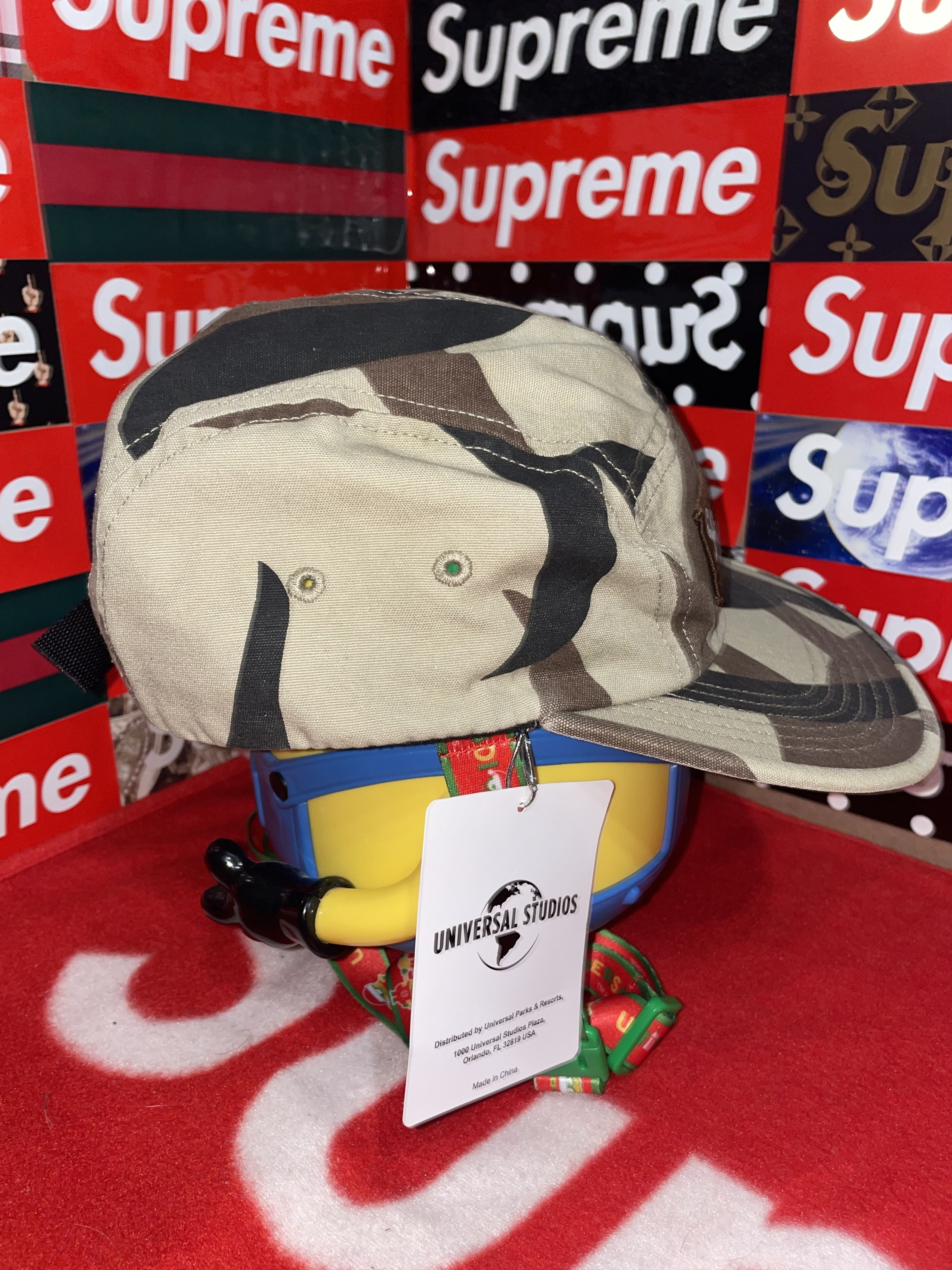 Supreme Supreme Military Camp Cap Tan Tribal Camo FW19 Size ONE SIZE - 5 Thumbnail