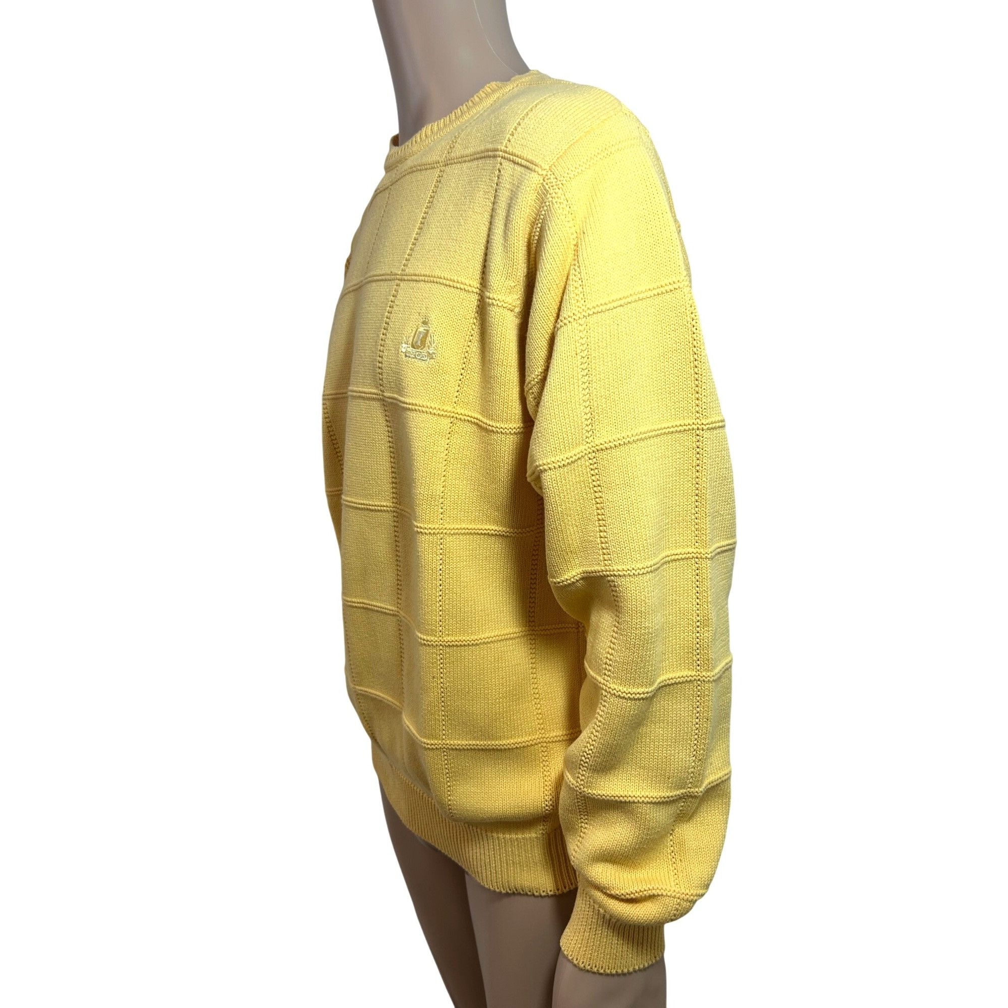 Izod Izod Men’s Sweater M Yellow Vintage Long Sleeve Crewneck Pul Size US M / EU 48-50 / 2 - 3 Thumbnail