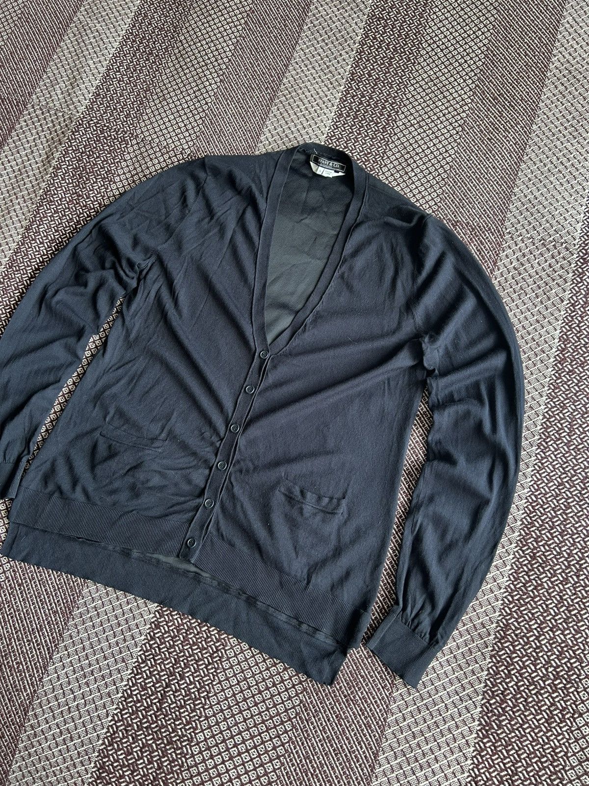 Japanese Brand × Tiffany & Co. Tiffany & Co. Wardrobe Cardigan Button-Up Sweater Size Large Size L / US 10 / IT 46 - 2 Thumbnail
