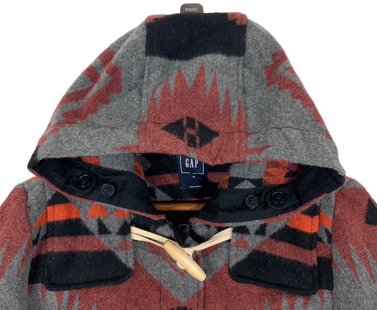 Aztech Mountain × Gap × Native VINTAGE GAP DUFFLE NATIVE AMERICAN WOOL COAT Size US M / EU 48-50 / 2 - 5 Thumbnail
