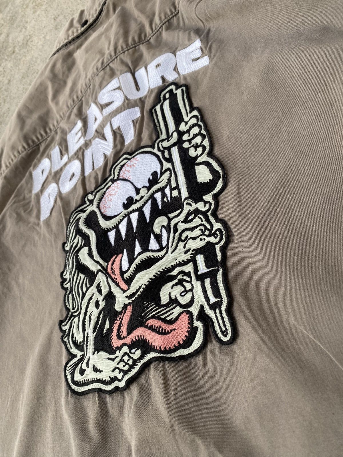Levi's 2000s Faded Levis Crazy Patches Design Shirt Size US L / EU 52-54 / 3 - 3 Thumbnail