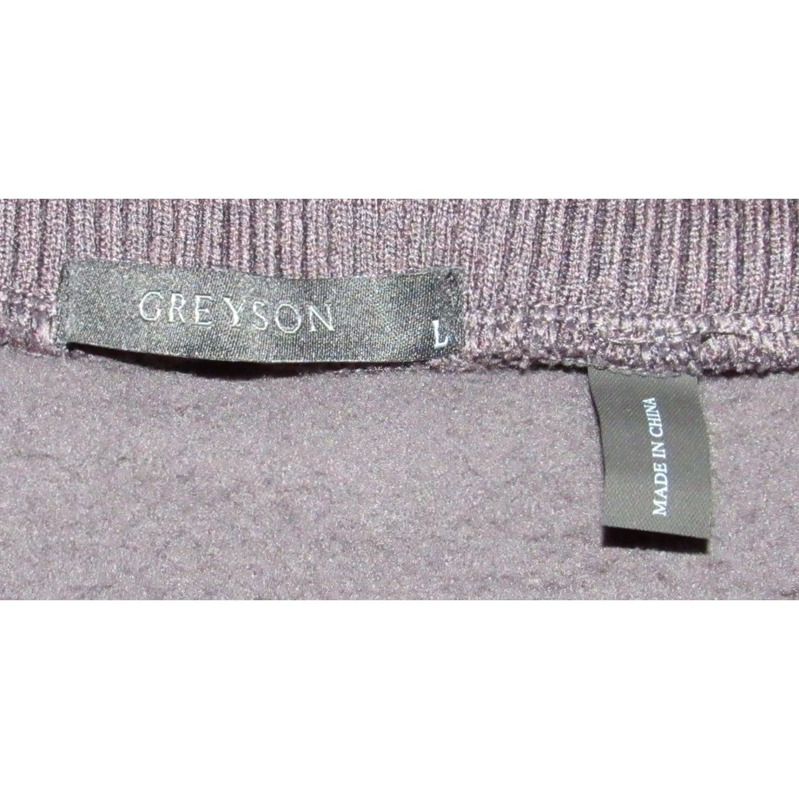 Vintage GREYSON Sherpa Fleece Grey Shawl Collar Sweater Large Size US L / EU 52-54 / 3 - 3 Thumbnail