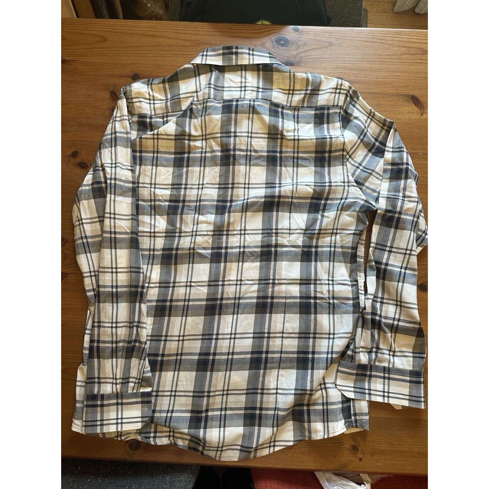 Barbour Barbour Shirt Mens L White Windowpane Plaid Button Down Size US L / EU 52-54 / 3 - 7 Thumbnail