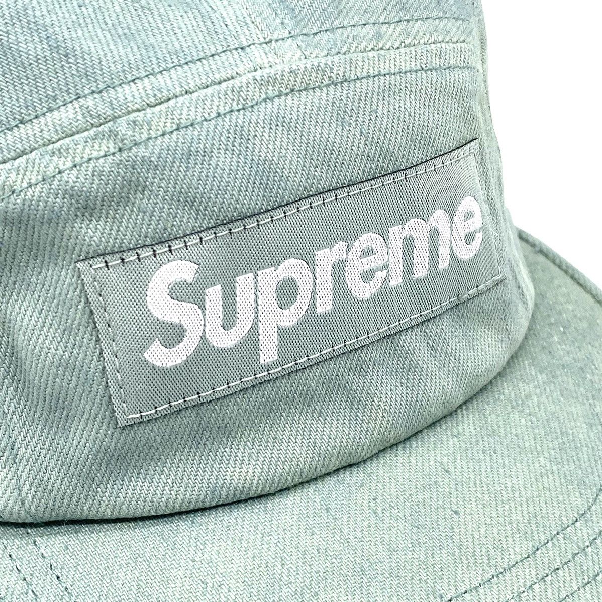 Supreme 2024 S/S DENIM CAMP CAP (MINT) | Grailed