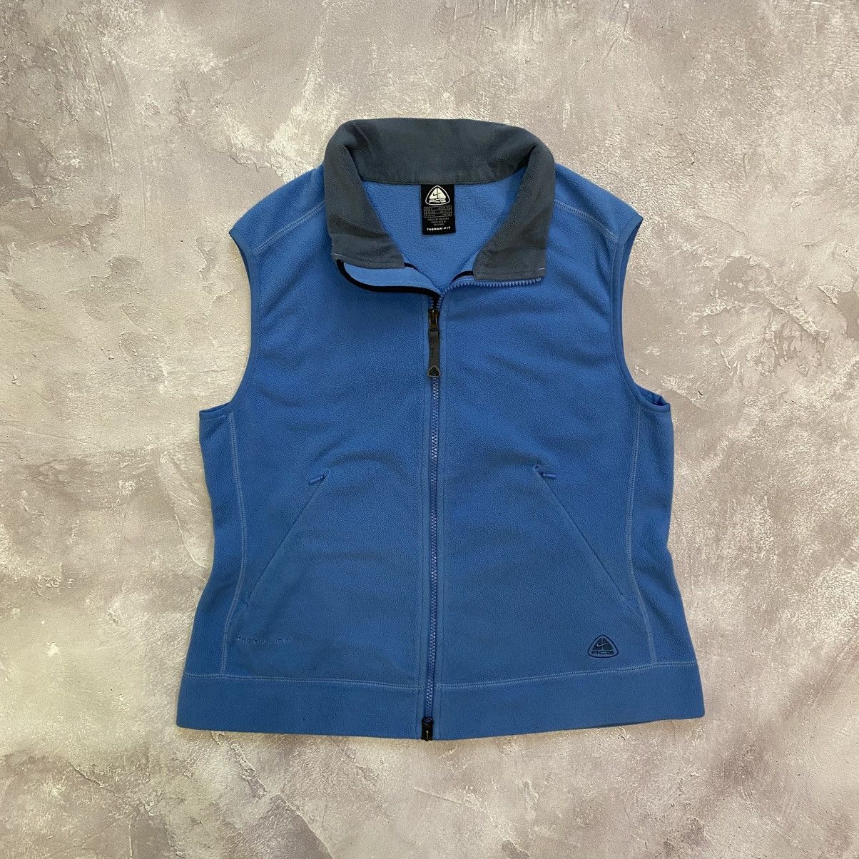 Nike ACG 90s Vintage Nike ACG Fleece Vest Full Zip Y2k Size S / US 4 / IT 40 - 1 Thumbnail