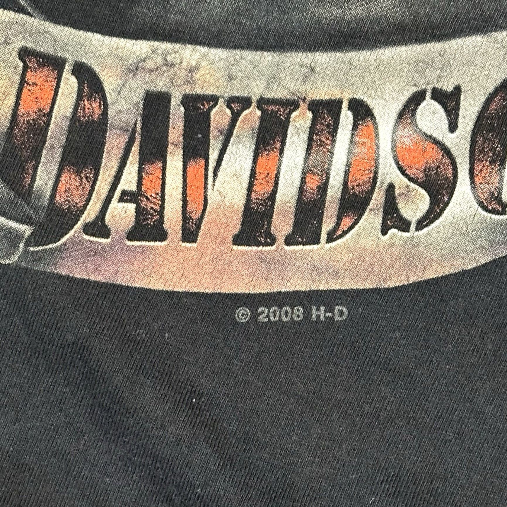 Harley Davidson Harley-Davidson American Legend Tee Shirt 3XL Men Beach Biker Motorcycle Kathy Kitty Hawk NC USA Made Multicolor Cotton Crew Neck Short Sleeve Size US XXL / EU 58 / 5 - 5 Thumbnail