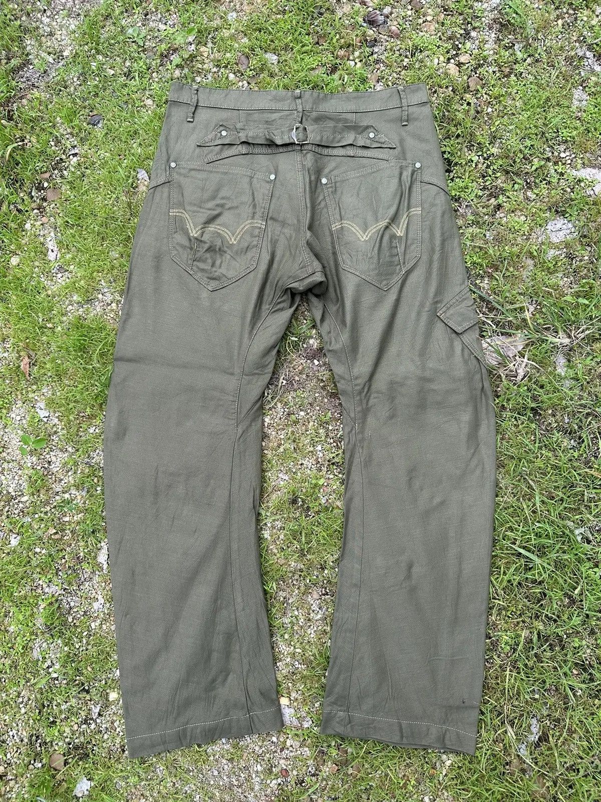 Matsuda SICKS!!VINTAGE EDWIN TROUSERS CURVE/BANANA LEGS BUCKLE PANTS Size US 33 - 8 Thumbnail