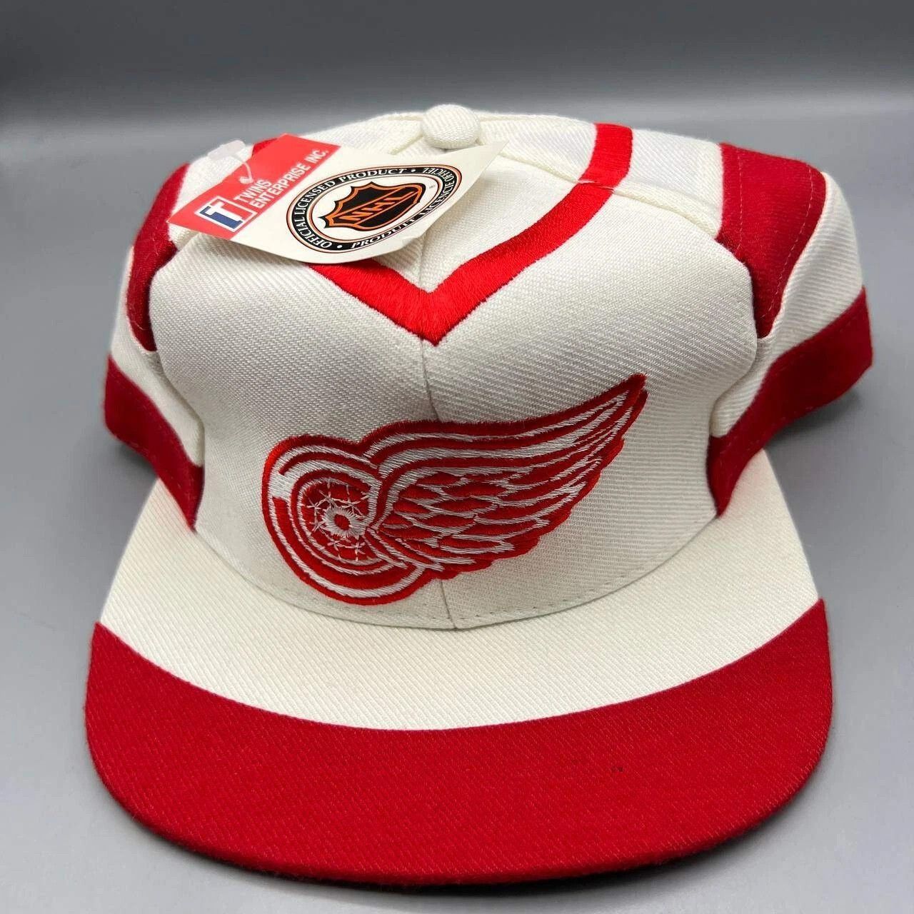 Twins Enterprise Inc. × Vintage Detroit Red Wings Hat Men Twins Enterprise NHL Snap Back Size ONE SIZE - 1 Thumbnail