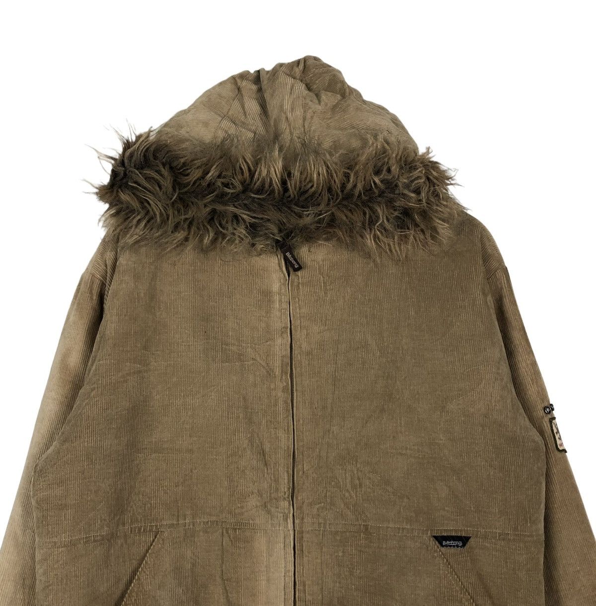 Billabong 🔥VINTAGE BIKER BOMBER JACKET BILLABONG MINK FUR HOODIE Size US M / EU 48-50 / 2 - 5 Thumbnail