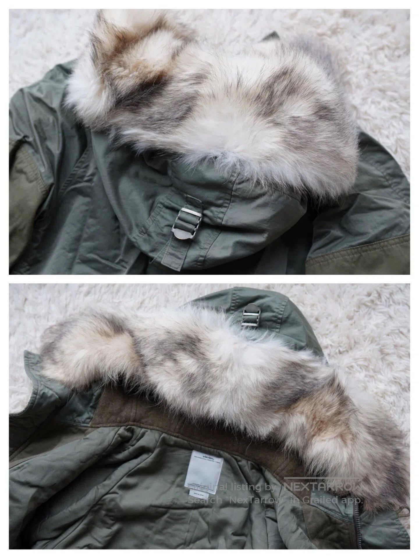 Visvim Multi Color Fur Hooded Parka - Size S. Size US S / EU 44-46 / 1 - 3 Thumbnail