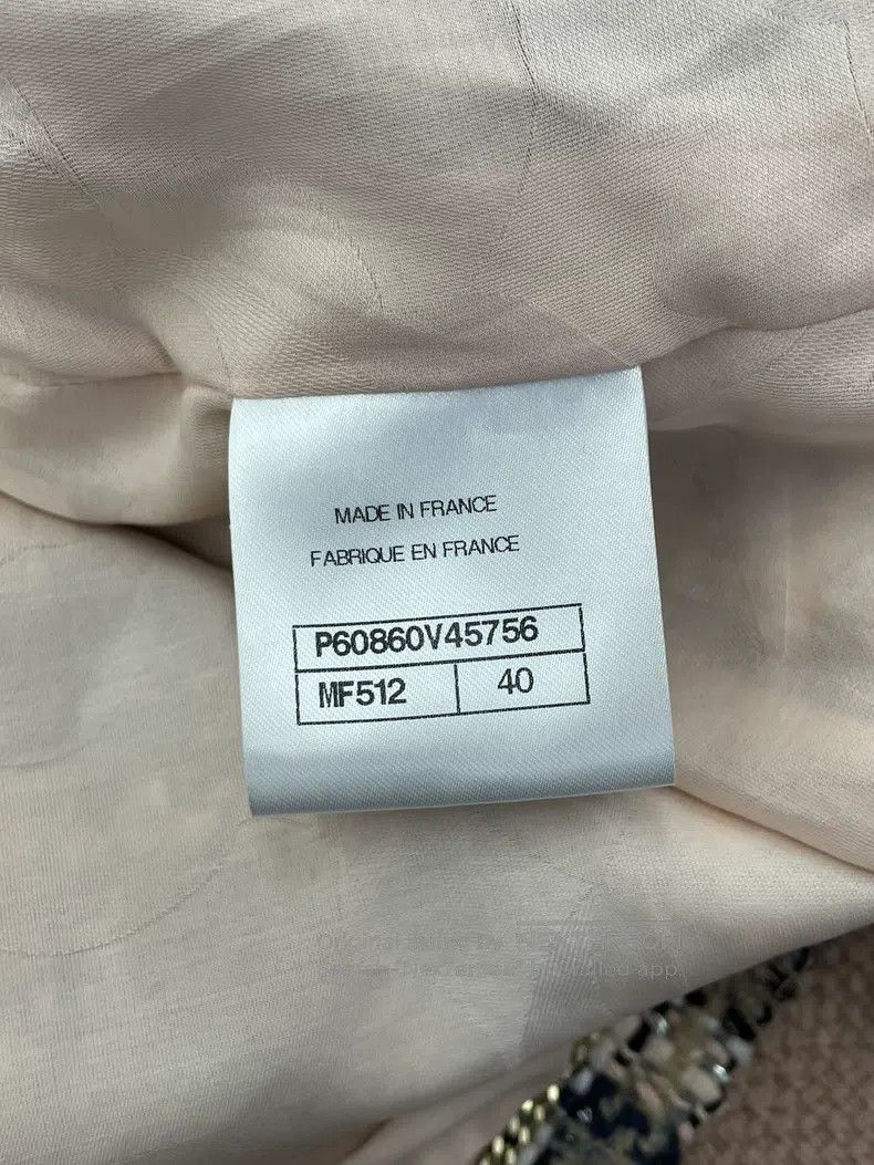Chanel Chanel Tweed plaid coat Size S / US 4 / IT 40 - 5 Thumbnail