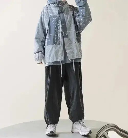 Japanese Brand 21SS Indigo Union Japan Black Minimal Casual Lantern Pants Size US 31 - 4 Thumbnail