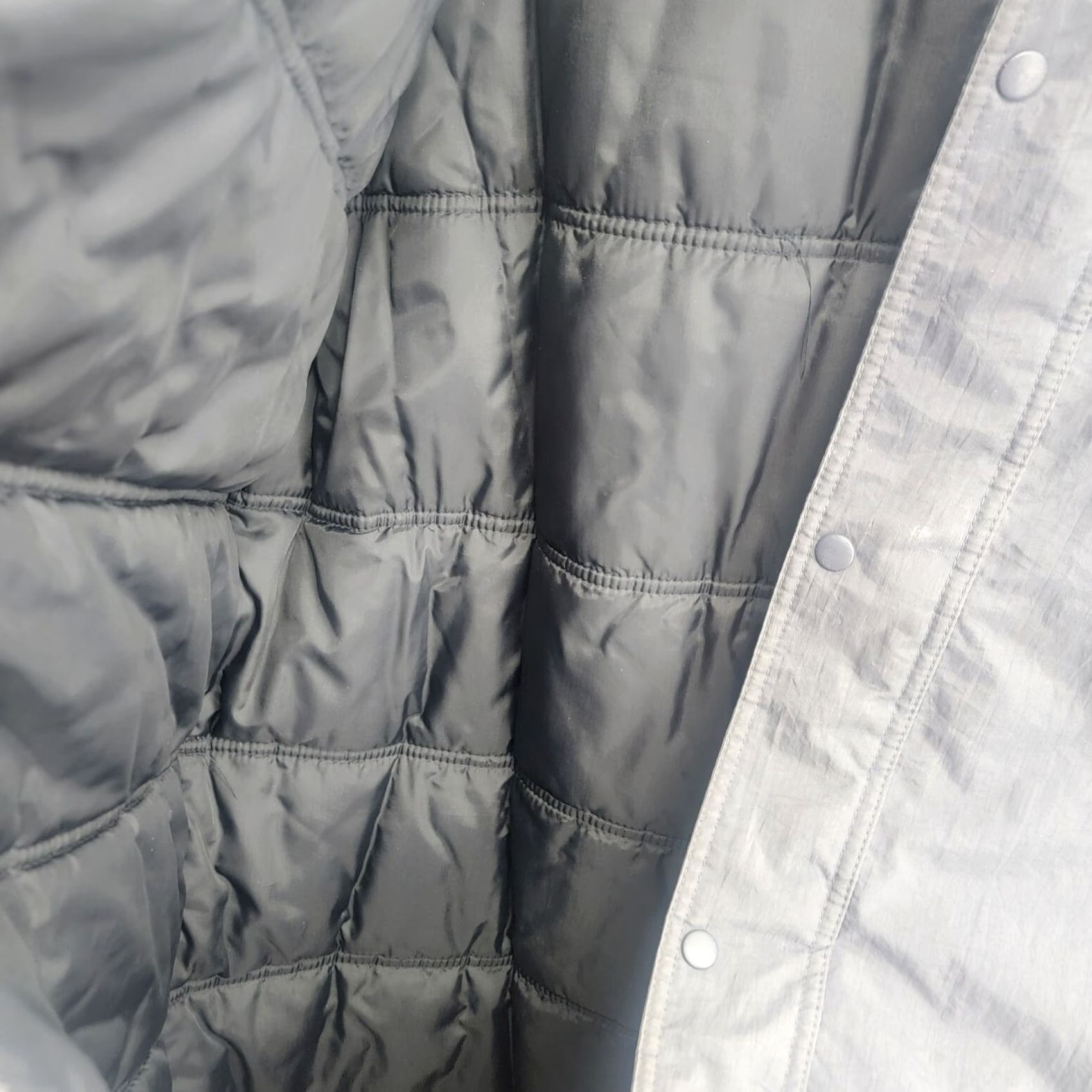 Nike VTG Nike jacket Long Parka Coat adult XL Gray Distressed Spellout y2k Size US XL / EU 56 / 4 - 6 Thumbnail