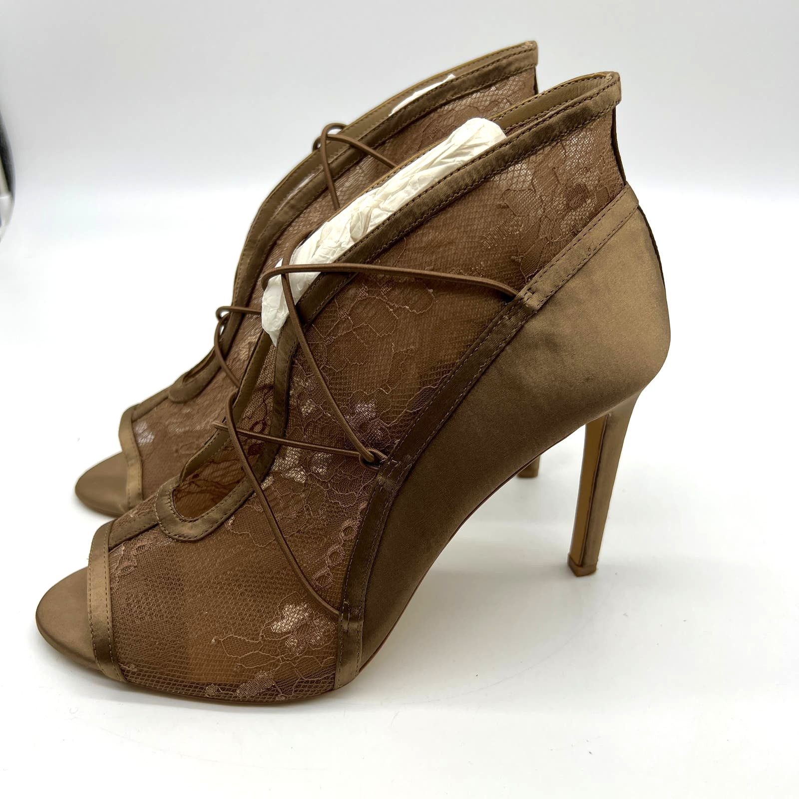 Other G.I.L.I. Women Heel Size 10 M Peep Toe Elastic Front Size US 10 / IT 40 - 1 Thumbnail