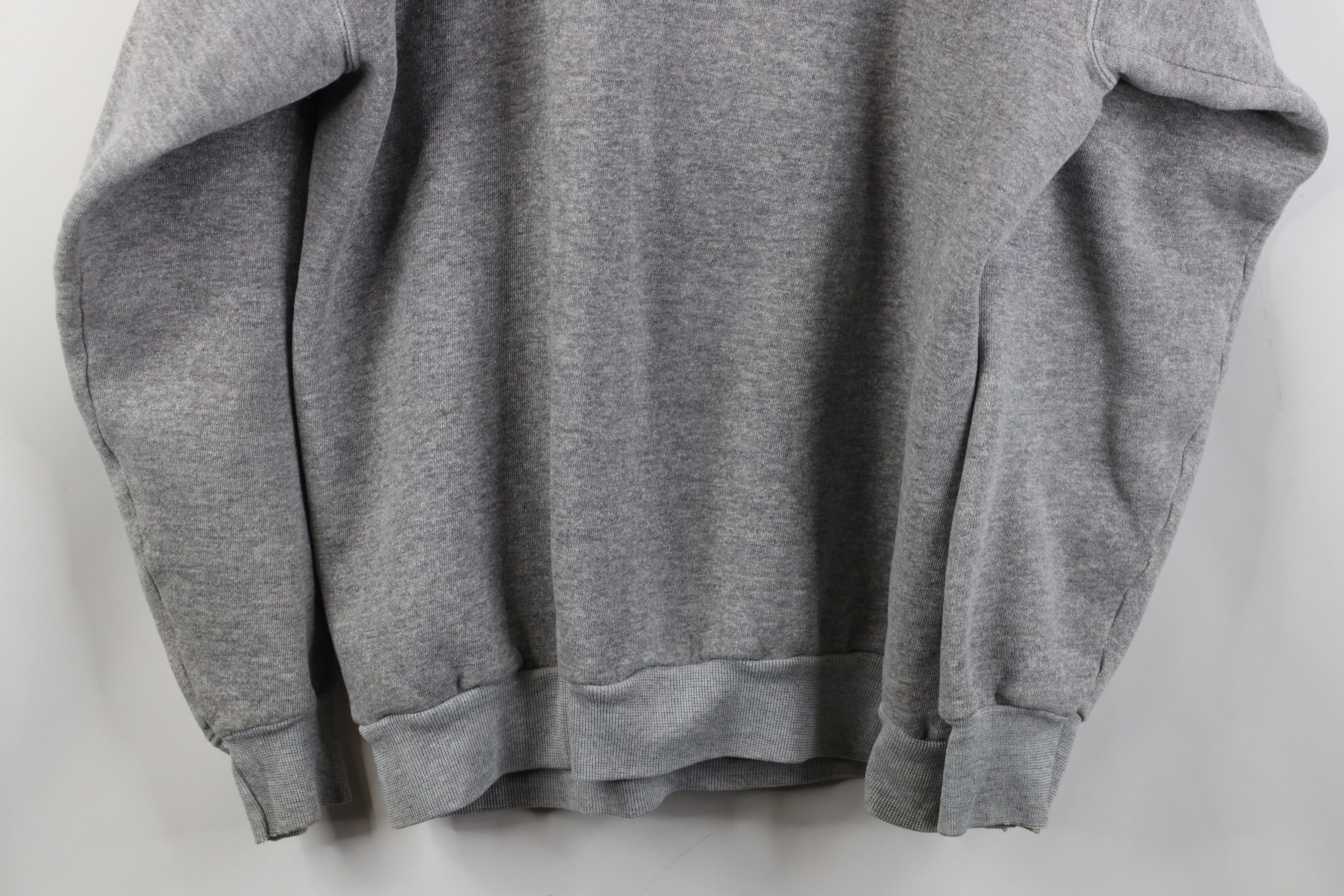 Vintage Vintage 70s Streetwear Crewneck Sweatshirt Heather Gray USA Size US XL / EU 56 / 4 - 13 Thumbnail