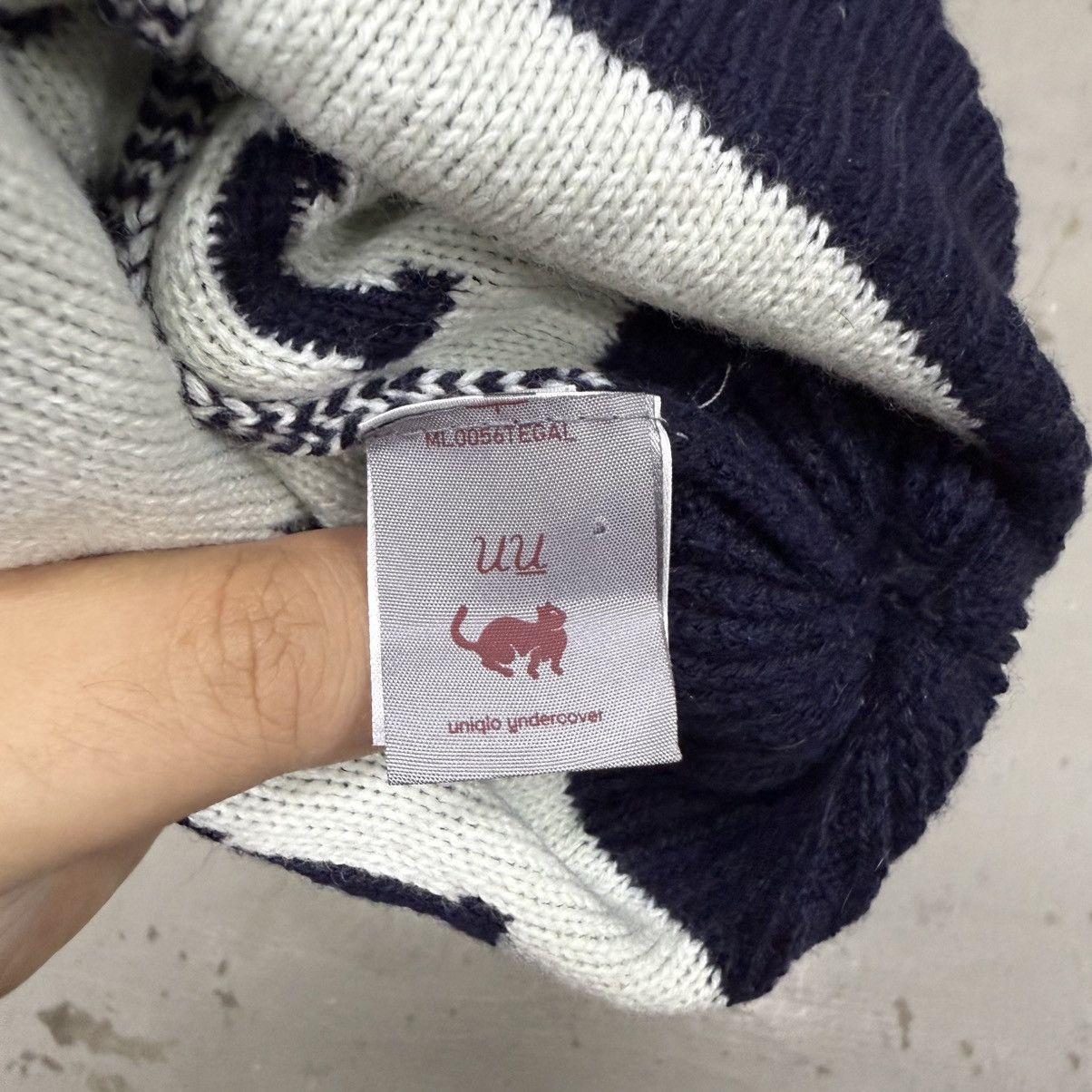 Undercover × Uniqlo Undercover Uniqlo Japan Repeated U Beanie Size ONE SIZE - 4 Thumbnail