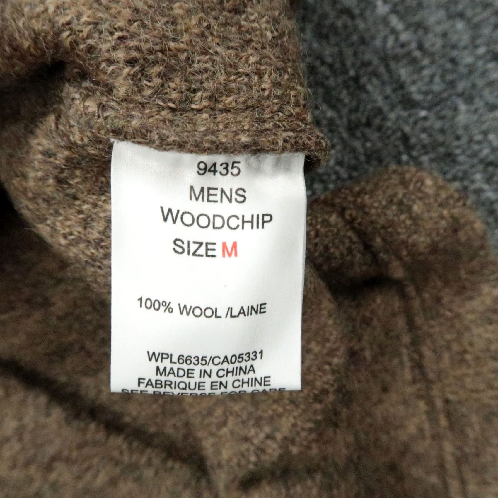 Vintage Woolrich Vest Mens Medium Brown Woodchip Full Zip Pocket Wool - Business, Casual, Workwear Size US M / EU 48-50 / 2 - 5 Thumbnail