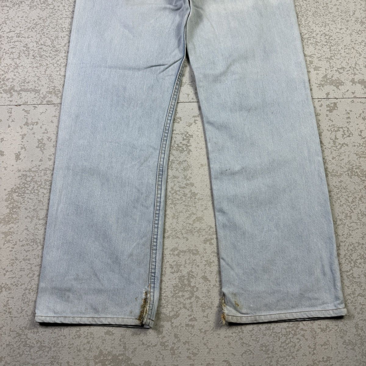 Levi's × Vintage 💥Vintage 90s Levis 511 Ripped Light Blue Denim Pant Size US 31 - 10 Thumbnail