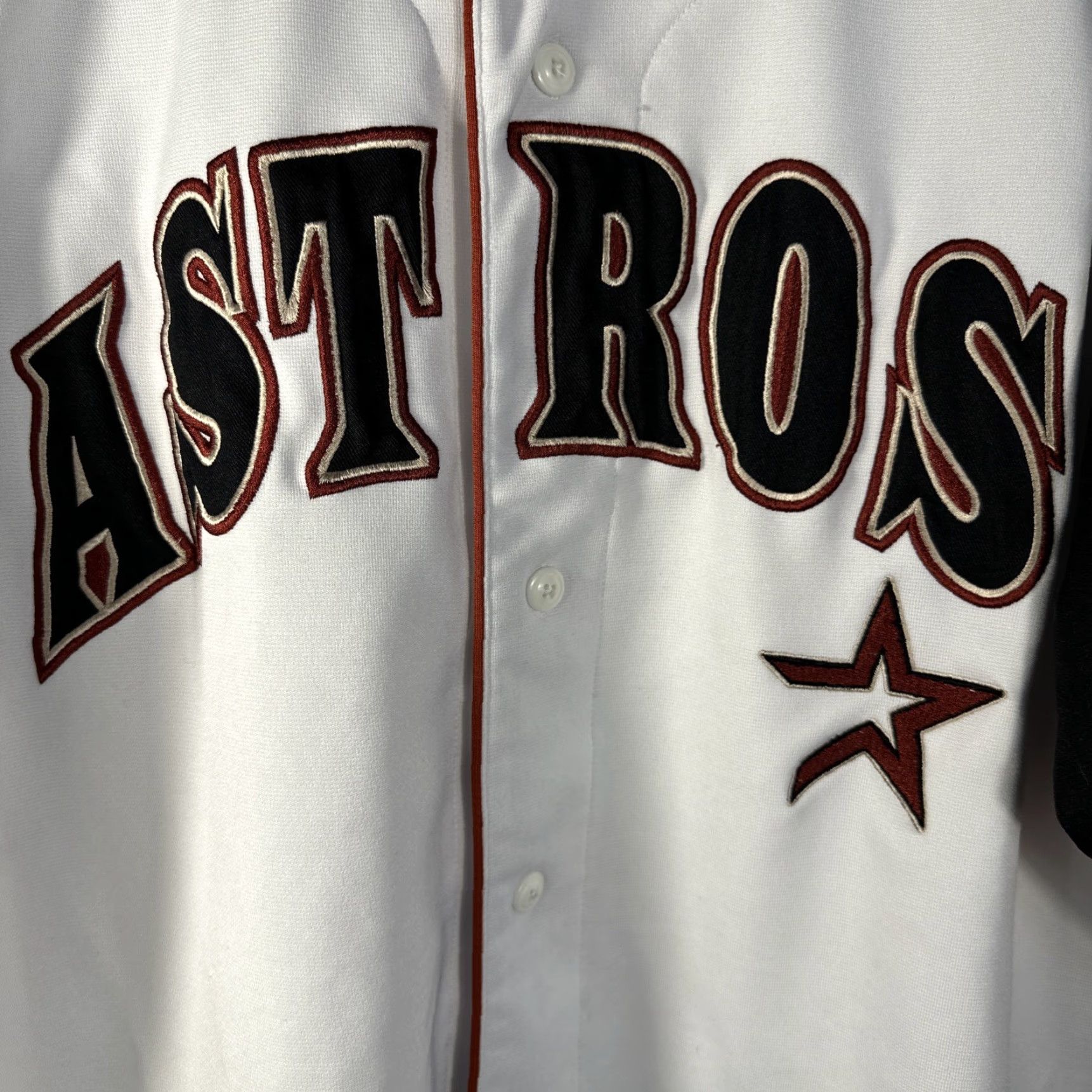 MLB MLB Astros Jersey True Fan National Series White Black Short Sleeve Jersey L Men Regular Size Large Size US L / EU 52-54 / 3 - 5 Thumbnail