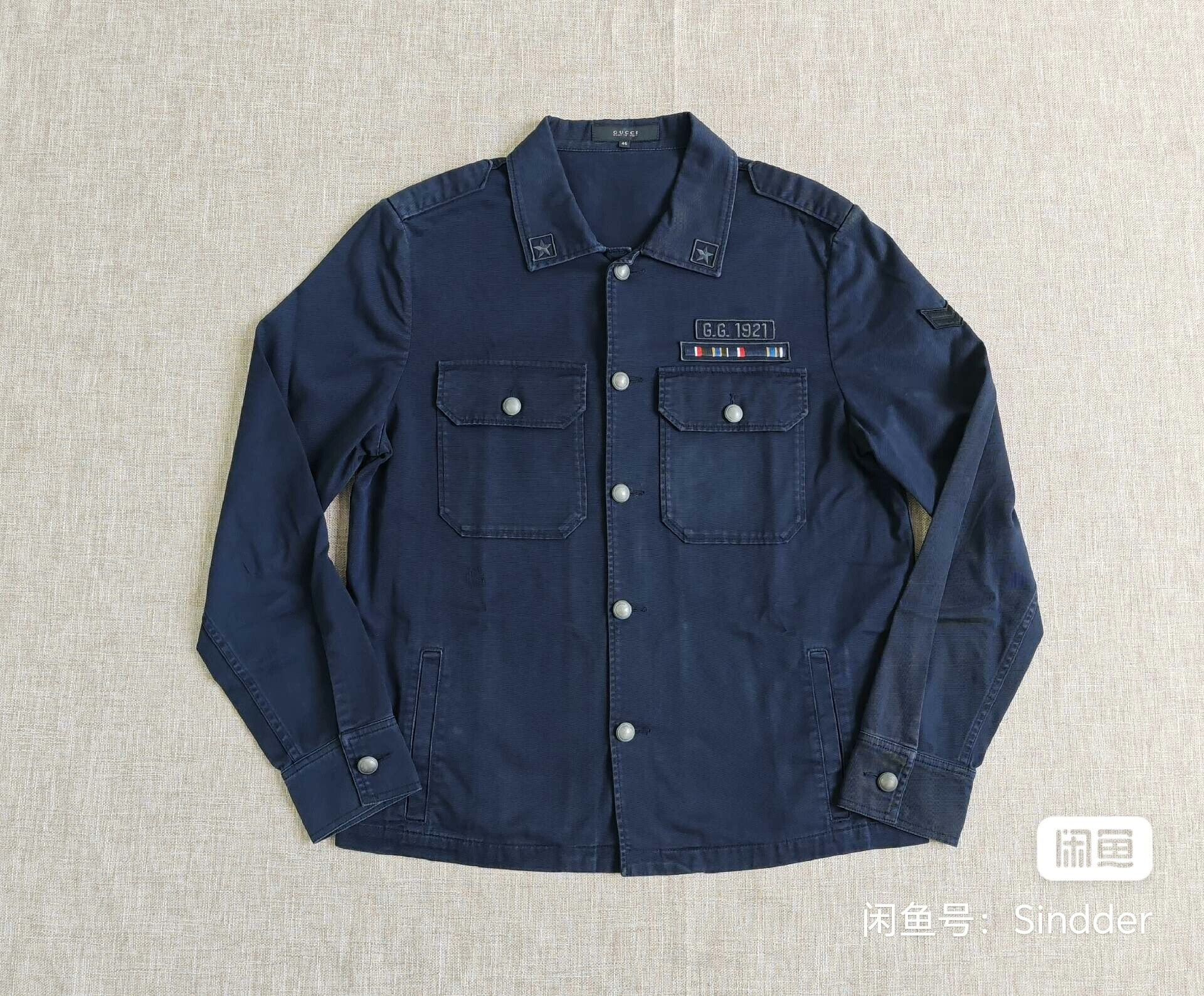 Gucci Gucci Men's Washed Shirt Jacket Size US S / EU 44-46 / 1 - 1 Thumbnail