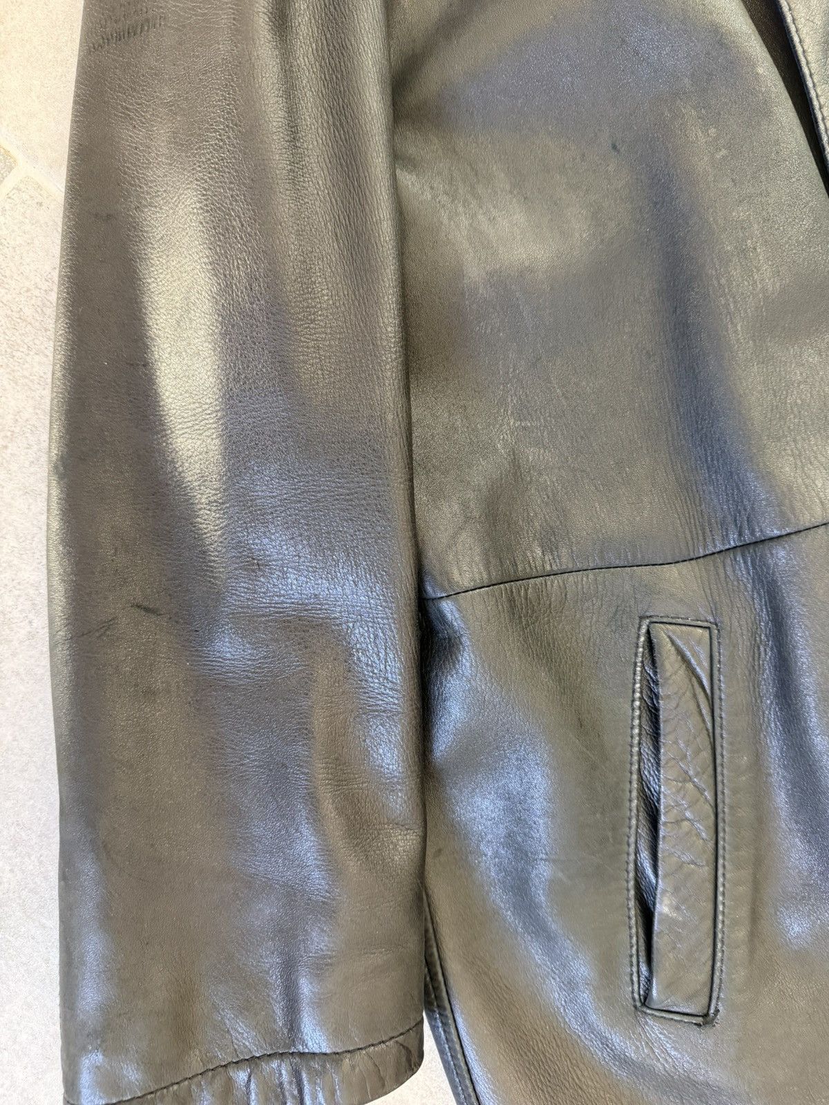 Prada Prada Leather Coat Size US M / EU 48-50 / 2 - 6 Thumbnail