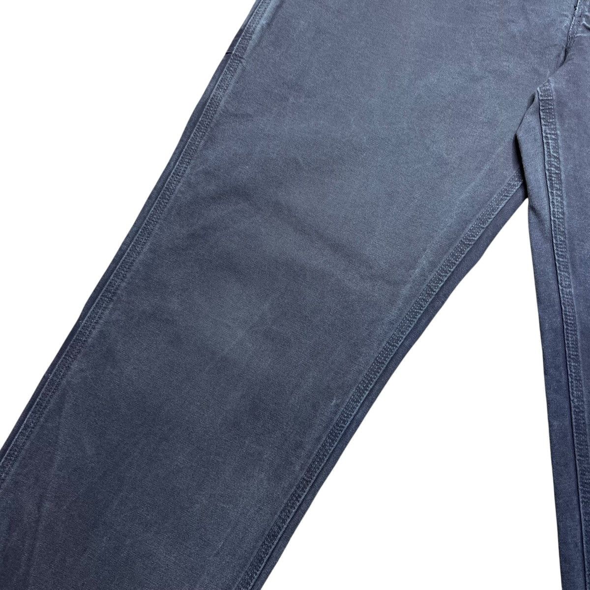 Carhartt × Vintage Vtg 2000s Carhartt Dark Grey Carpenter Canvas Dungaree Pants Size US 35 - 8 Thumbnail