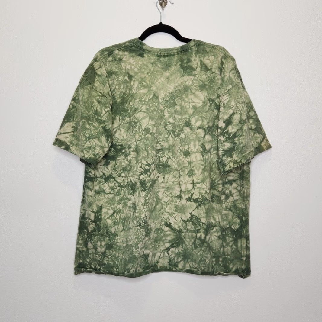 Vintage VINTAGE Frog Costa Rica Tie Dye Nature Tourist Earth Tones XL Destination Unisex Adults Green T-Shirt 90s Y2K Retro AOP Grunge Single Stitch Size US XL / EU 56 / 4 - 5 Thumbnail