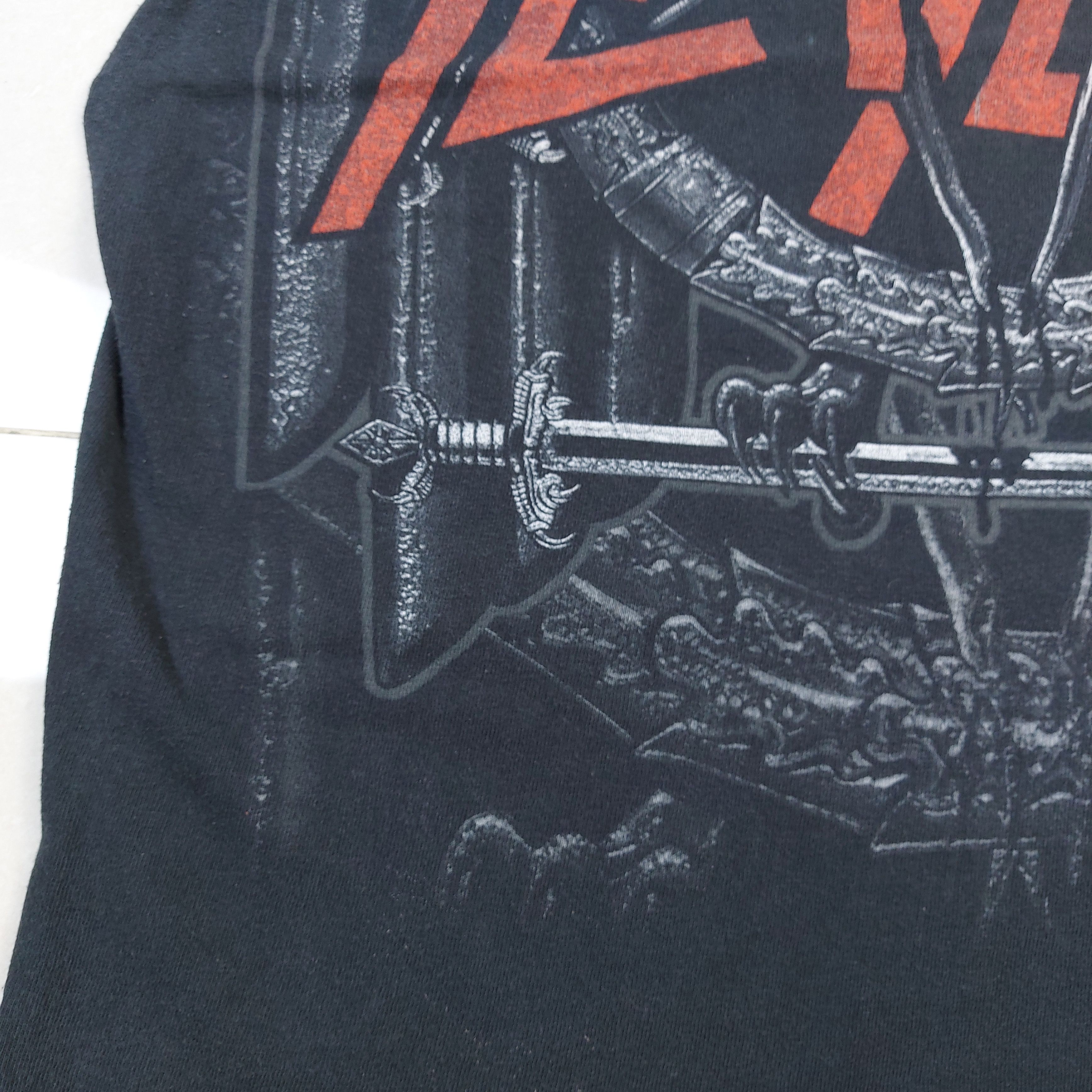 Band Tees VTG Slayer Band 2011 World Painted Blood Tour Cut-Off Tank Size US L / EU 52-54 / 3 - 8 Thumbnail