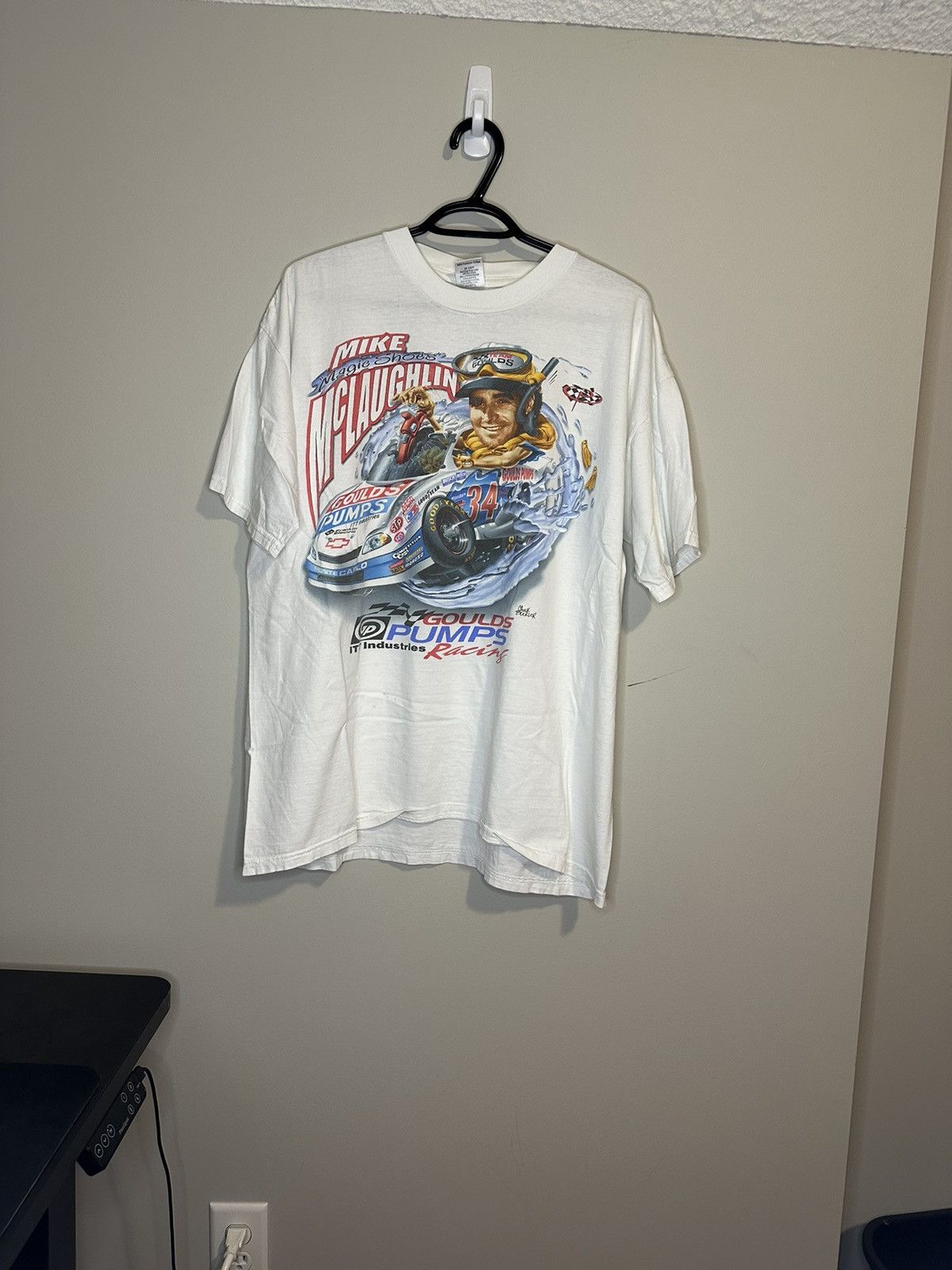 NASCAR × Vintage Mike McLaughlin NASCAR tee Size US XL / EU 56 / 4 - 1 Preview