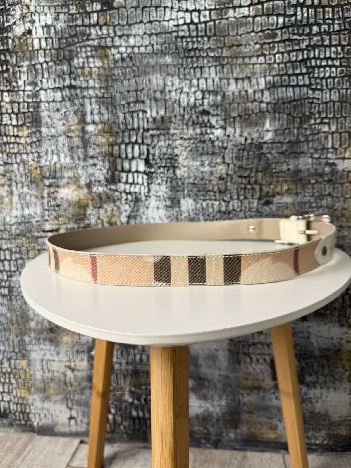 Burberry Burberry Heart Detail Nova Check Belt Size ONE SIZE - 8 Thumbnail