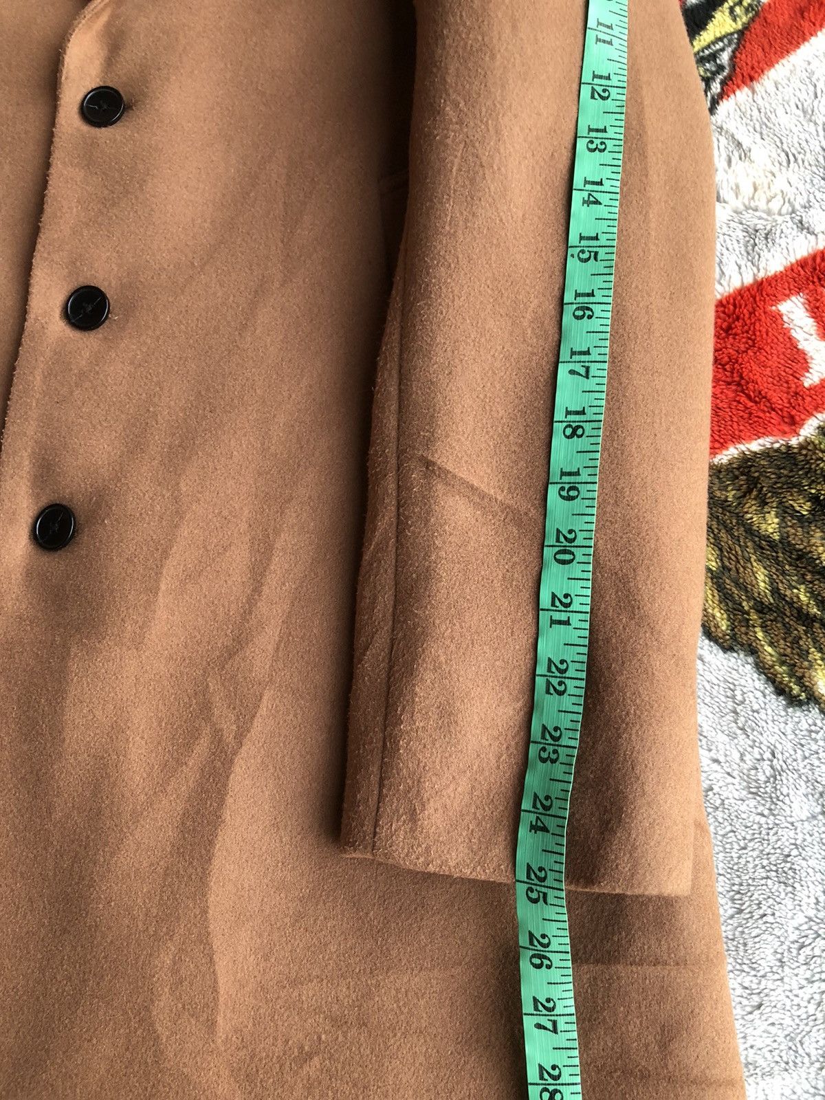 If Six Was Nine × Japanese Brand × Le Grande Bleu (L.G.B.) Vintage Raku Motion Wooly Knit Trench Coat Jacket Size US M / EU 48-50 / 2 - 12 Thumbnail