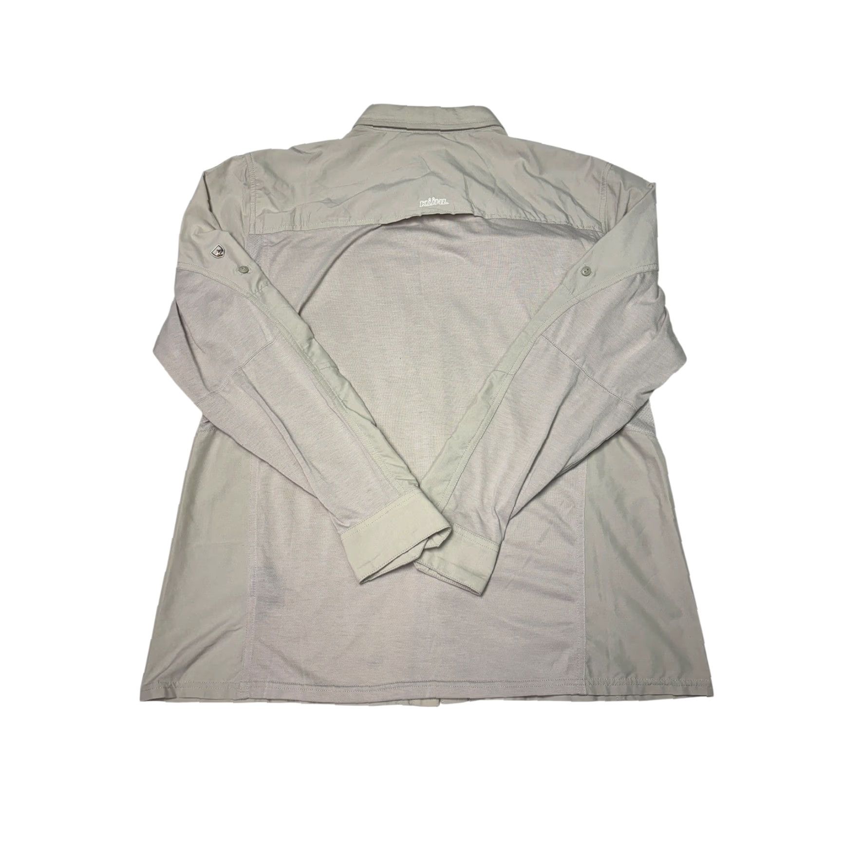 Vintage Kuhl Mens Button Up Shirt Long Sleeve Lightweight Breathable Button-Up Beige Size L Size US L / EU 52-54 / 3 - 7 Thumbnail