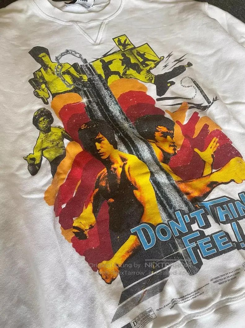Dsquared2 DSquared2 Bruce Lee Print White Sweatshirt. Size US M / EU 48-50 / 2 - 2 Thumbnail