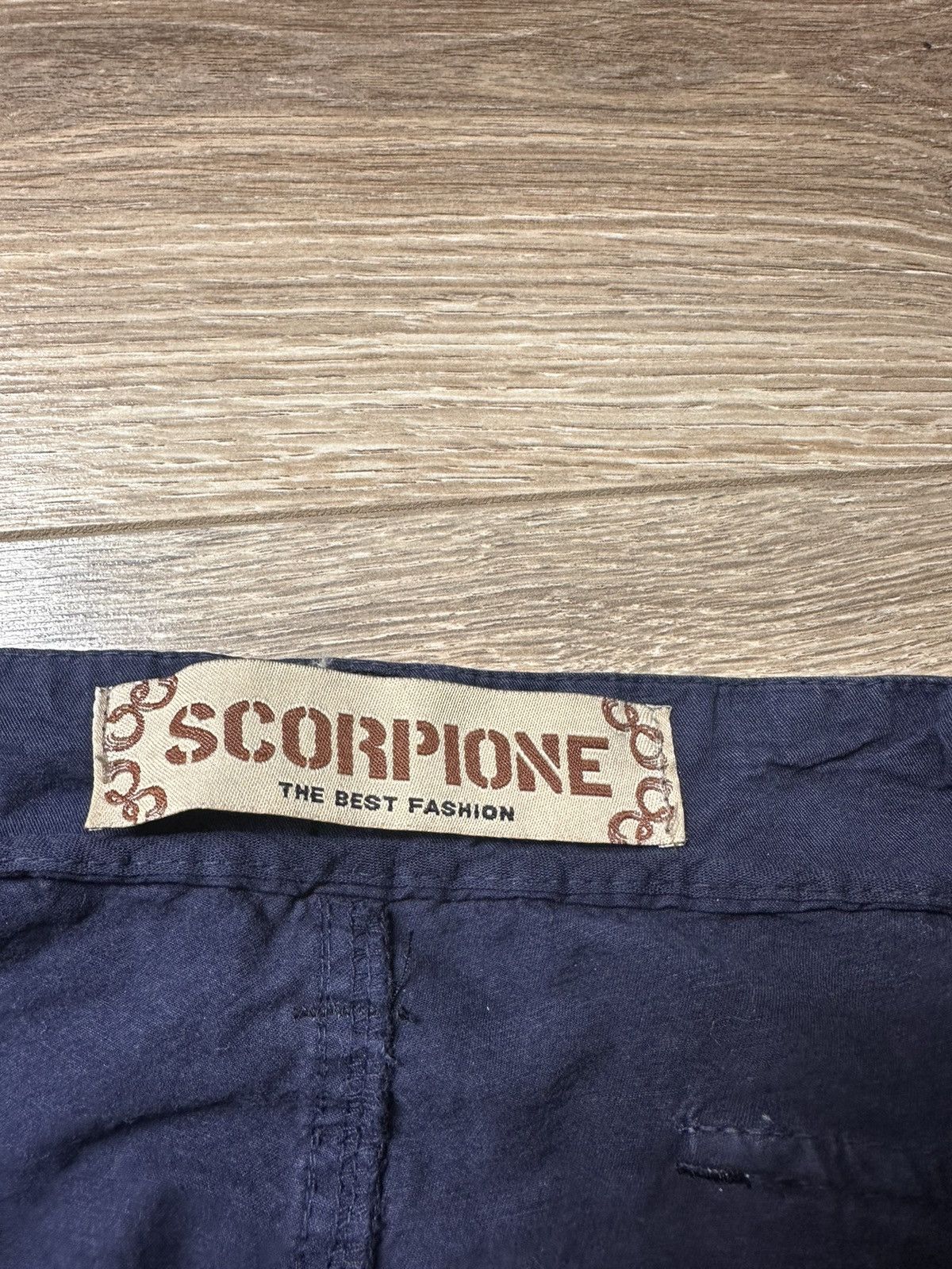 Japanese Brand Navy Punk Cargo Pants Multi Pocket Bondage Pants Size US 32 / EU 48 - 7 Thumbnail