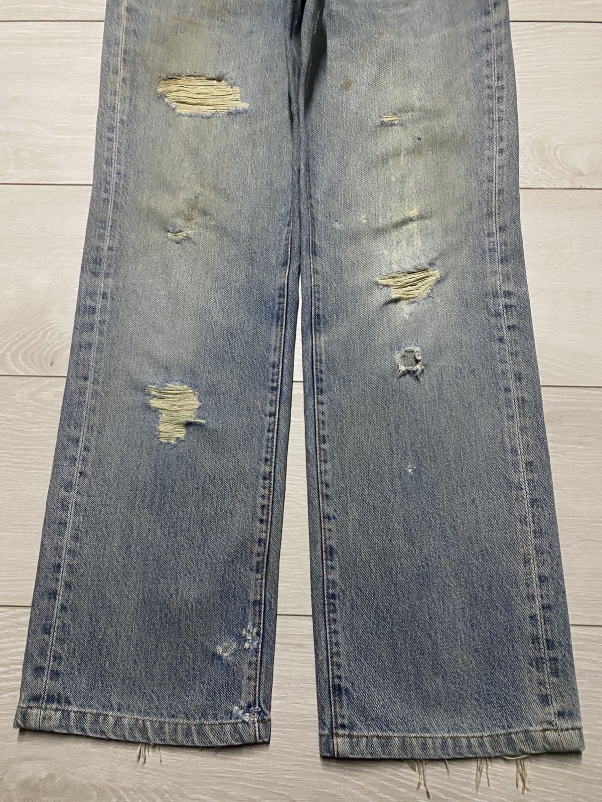 Big John Vintage Big John Grunge Distressed Straight Loose Jeans Size US 28 / EU 44 - 5 Thumbnail