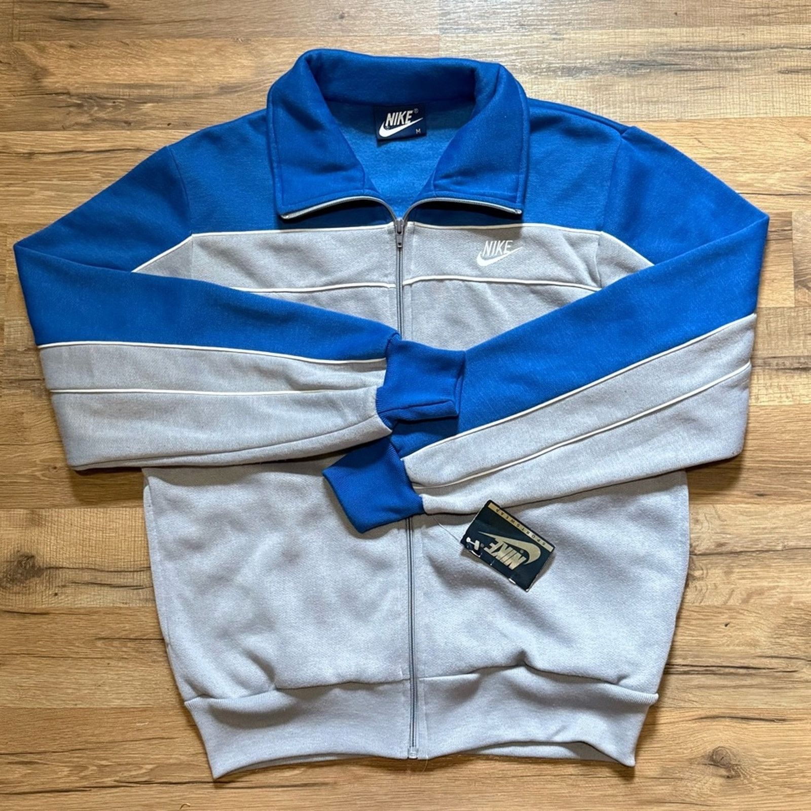 Nike 80s Nike Zip Up Sweatshirt Size US M / EU 48-50 / 2 - 5 Thumbnail