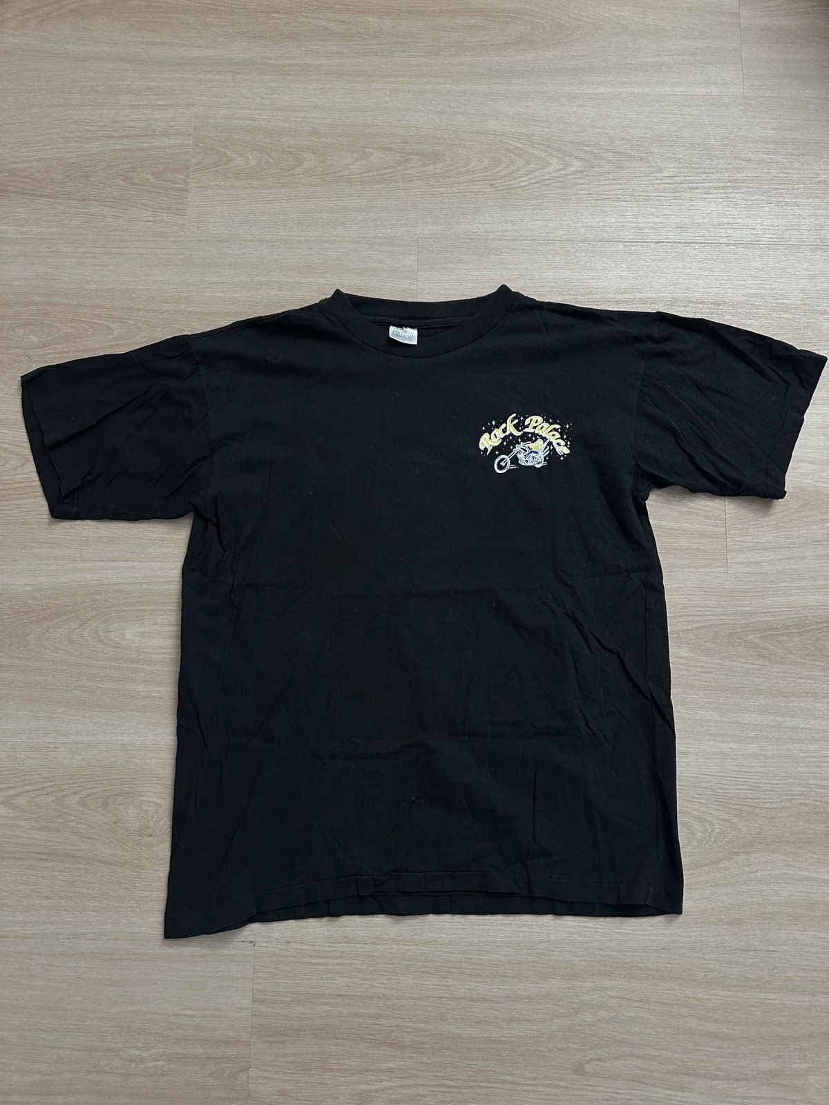 Vintage Vintage T-Shirt Black Rock Palace Print Single Stitched Size US XL / EU 56 / 4 - 1 Thumbnail
